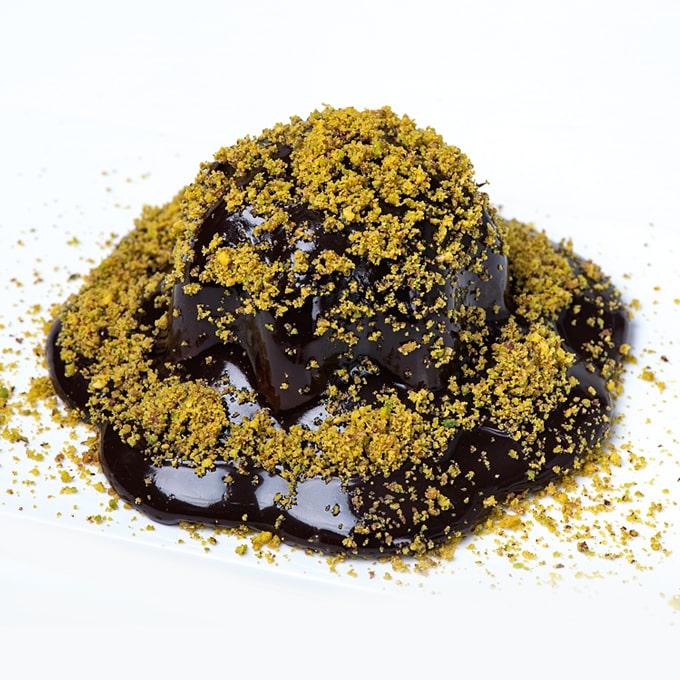 fıstıklı volcano mono pasta