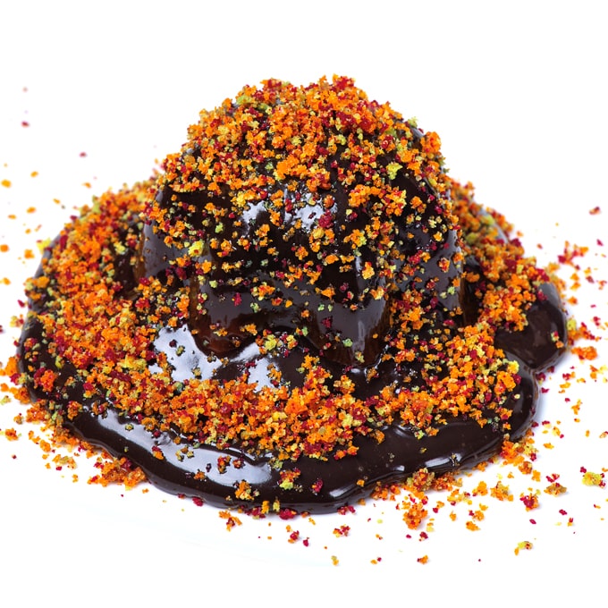 meyveli volcano pasta